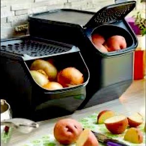 Tupperware onion&garlic, potato smart container